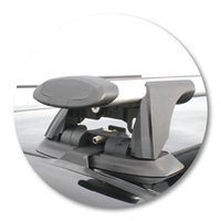 Prorack Silver 2 Bar Aero Through Bar kit to suit Volkswagen Golf Mk4 5dr Hatch (11/1998 - 8/2004)