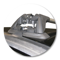 Prorack Silver 2 Bar Aero Flush Bar kit to suit Volkswagen Golf Mk4 5dr Hatch (11/1998 - 8/2004)