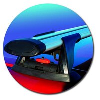 Prorack Silver 2 Bar Aero Through Bar kit to suit Suzuki SX4 5dr Hatch (3/2007 - 2013)