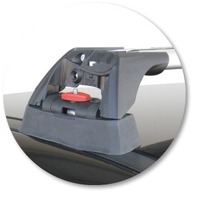 Prorack Silver 2 Bar Aero Flush Bar kit to suit Peugeot 207 3dr Hatch (2007 - 2012)