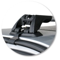 Prorack Silver 2 Bar Aero Flush Bar kit to suit Chrysler PT Cruiser 5dr Hatch (2000 - 2010)