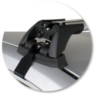 Prorack Silver 2 Bar Aero Flush Bar kit to suit Toyota Prius 5dr Hatch (2004 - 7/2009)