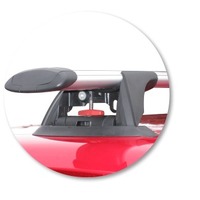 Prorack Black 2 Bar Aero Through Bar kit to suit Mazda 6/Atenza 5dr Wagon (6/2002 - 2/2008)