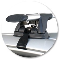 Prorack Black 2 Bar Aero Through Bar kit to suit Chrysler 300C 4dr Sedan (2004 - 2010)