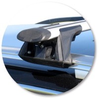 Prorack Black 2 Bar Aero Through Bar kit to suit Audi A6/S6/RS6 Allroad 5dr Wagon (6/2006 - 3/2012)