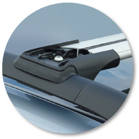 Prorack Silver 2 Bar Aero Rail Bar kit to suit Skoda Roomster 5dr MPV (2006 - Current)