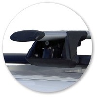 Prorack Silver 2 Bar Aero Through Bar kit to suit BMW X5 E70 5dr SUV (2007 - 7/2013)