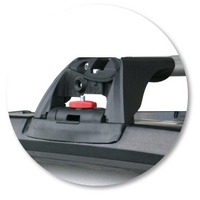 Prorack Silver 2 Bar Aero Flush Bar kit to suit Nissan X-Trail 5dr SUV (10/2001 - 9/2007)