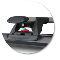 Prorack Black 2 Bar Aero Through Bar kit to suit Nissan X-Trail 5dr SUV (10/2001 - 9/2007)