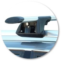 Prorack Black 2 Bar Aero Through Bar kit to suit Audi A4/S4/RS4 Avant 5dr Wagon (2005 - 2008)