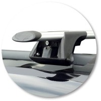 Prorack Silver 2 Bar Aero Through Bar kit to suit Jeep Grand Cherokee WH 5dr SUV (7/2005 - 2010)