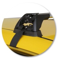 Prorack Silver 2 Bar Aero Flush Bar kit to suit Honda Jazz 5dr Hatch (7/2008 - 6/2014)