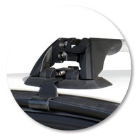 Prorack Silver 2 Bar Aero Flush Bar kit to suit Nissan Sunny 4dr Sedan (1998 - 2007)