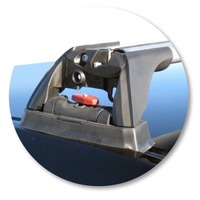 Prorack Silver 2 Bar Aero Flush Bar kit to suit Mazda Axela 4dr Sedan (2009 - 2013)