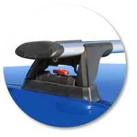 Prorack Black 2 Bar Aero Through Bar kit to suit Mazda 3 5dr Hatch (2009 - 9/2013)