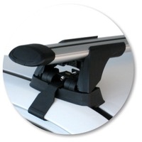 Prorack Black 2 Bar Aero Through Bar kit to suit Toyota Altezza 4dr Sedan (1998 - 2005)