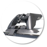 Prorack Silver 2 Bar Aero Flush Bar kit to suit Nissan Elgrande 4dr MPV (1997 - 2002)