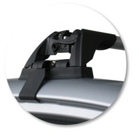 Prorack Silver 2 Bar Aero Flush Bar kit to suit Hyundai Elantra 4dr Sedan (6/2006 - 6/2011)