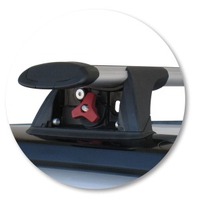 Prorack Black 2 Bar Aero Through Bar kit to suit Suzuki Grand Vitara 5dr SUV (11/2005 - 2012)