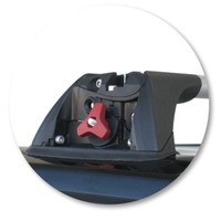 Prorack Black 2 Bar Aero Flush Bar kit to suit Suzuki Grand Vitara 5dr SUV (11/2005 - 2012)