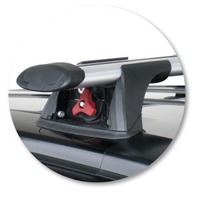 Prorack Black 2 Bar Aero Through Bar kit to suit Suzuki Escudo 3dr SUV (11/2005 - 2012)