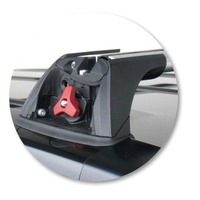 Prorack Black 2 Bar Aero Flush Bar kit to suit Suzuki Escudo 3dr SUV (11/2005 - 2012)