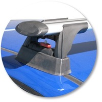 Prorack Black 2 Bar Aero Through Bar kit to suit Holden Commodore VE 5dr Wagon (7/2008 - 5/2013)