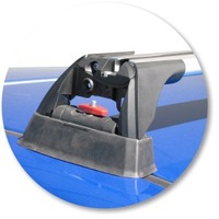 Prorack Black 2 Bar Aero Flush Bar kit to suit Holden Commodore VE 5dr Wagon (7/2008 - 5/2013)