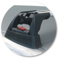 Prorack Silver 2 Bar Aero Flush Bar kit to suit BMW 3 Series E46 4dr Sedan (7/1999 - 5/2004)