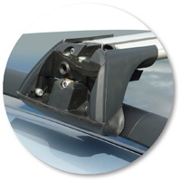 Prorack Silver 2 Bar Aero Flush Bar kit to suit Skoda Roomster 5dr MPV (2006 - Current)