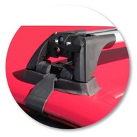 Prorack Silver 2 Bar Aero Flush Bar kit to suit Audi A3/S3/RS3 Sportback 5dr Hatch (2005 - 4/2013)