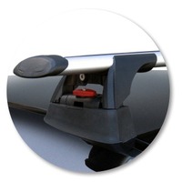 Prorack Black 2 Bar Aero Through Bar kit to suit BMW 1 Series E87 5dr Hatch (2004 - 2011)