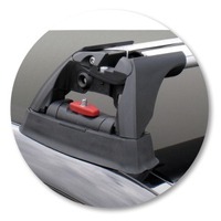 Prorack Silver 2 Bar Aero Flush Bar kit to suit Mercedes-Benz E-Class W211 4dr Sedan (2002 - 2009)