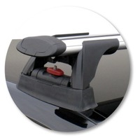 Prorack Silver 2 Bar Aero Through Bar kit to suit Mercedes-Benz E-Class W211 4dr Sedan (2002 - 2009)