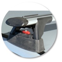 Prorack Black 2 Bar Aero Through Bar kit to suit Mercedes-Benz C-Class W204 4dr Sedan (7/2007 - 2013)