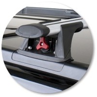 Prorack Black 2 Bar Aero Through Bar kit to suit Nissan X-Trail 5dr SUV (10/2007 - 2010)