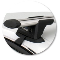 Prorack Silver 2 Bar Aero Through Bar kit to suit Holden Statesman WM 4dr Sedan (2006 - 2020)