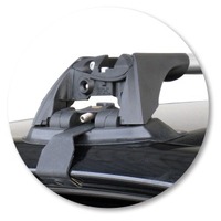 Prorack Silver 2 Bar Aero Flush Bar kit to suit Volkswagen Golf Mk6 5dr Hatch (3/2009 - 2012)