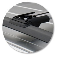 Prorack Silver 2 Bar Aero Rail Bar kit to suit Volvo XC90 5dr SUV (2003 - 2014)