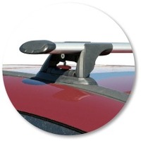 Prorack Silver 2 Bar Aero Through Bar kit to suit Mazda Premacy 5dr MPV (2005 - 2010)