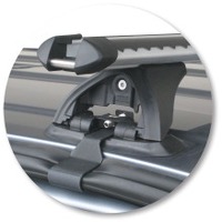 Prorack Black 2 Bar Heavy Duty Through Bar kit to suit Ford Ranger Crew Cab 4dr Ute (11/2006 - 2011)