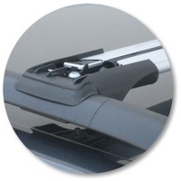 Prorack Silver 2 Bar Aero Rail Bar kit to suit Skoda Octavia 5dr Wagon (2003 - 2007)