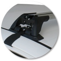 Prorack Silver 2 Bar Aero Flush Bar kit to suit Toyota Caldina 5dr Wagon (2002 - 2007)