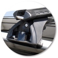 Prorack Silver 2 Bar Heavy Duty Through Bar kit to suit Kia Sorento R 5dr SUV (10/2009 - 2014)