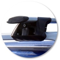 Yakima Black 2 Bar Roof Rack - Ford Ranger Wildtrak 4dr Ute 1/09 - 1/11 (S16Y &amp; K328)