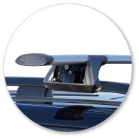 Prorack Silver 2 Bar Aero Through Bar kit to suit Porsche Cayenne 5dr SUV (2002 - 2010)