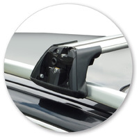 Prorack Silver 2 Bar Aero Flush Bar kit to suit Audi A4/S4/RS4 Avant 5dr Wagon (2001 - 2005)