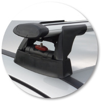 Prorack Black 2 Bar Aero Through Bar kit to suit Mercedes-Benz A-Class W169 5dr MPV (2005 - 2012)