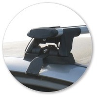 Prorack Black 2 Bar Aero Through Bar kit to suit Kia Optima 4dr Sedan (2011 - 2015)