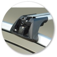 Prorack Silver 2 Bar Aero Flush Bar kit to suit Suzuki SX4 5dr Hatch (2006 - 2013)